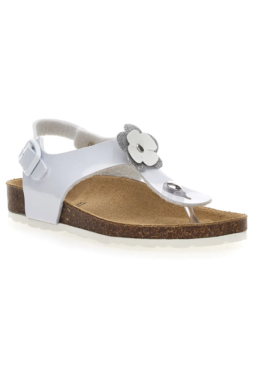 Sandali Infradito Pitt Kids 45264 Bianchi