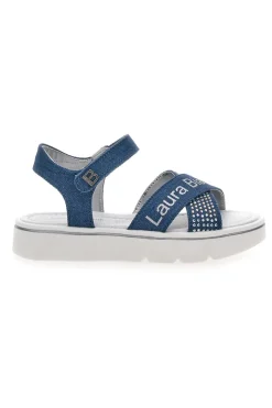Sandali Jeans Con Strass e Brillantini Laura Biagiotti 9045