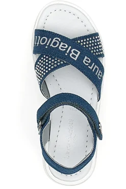 Sandali Jeans Con Strass e Brillantini Laura Biagiotti 9045