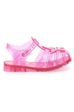 Sandali jelly rosa glitterati con cinturino PITT KIDS 3142664