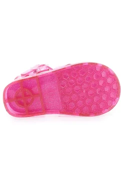 Sandali jelly rosa glitterati con cinturino PITT KIDS 3142664