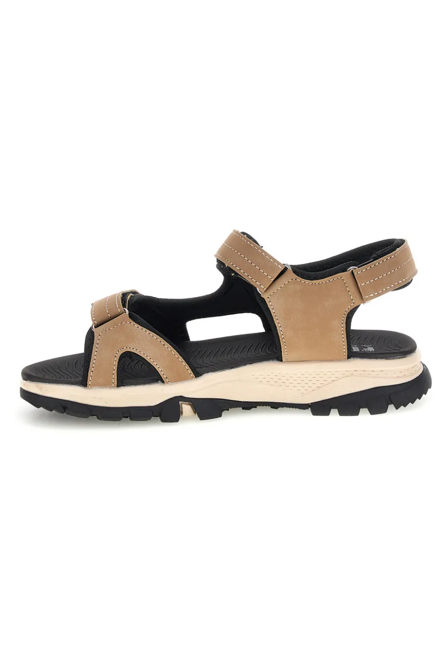 Sandali Khaki con strappi The first active F8102