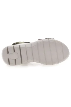 Sandali Khaki Con Tomaia Elastica Effetto Corda Intrecciata FIRST ACTIVE 1
