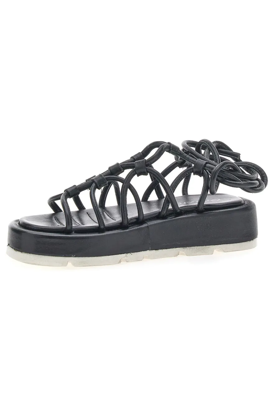 Sandali Lace-Up Neri Grazie 3770