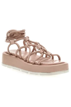 sandali Lace-Up Pink Grazie 3770