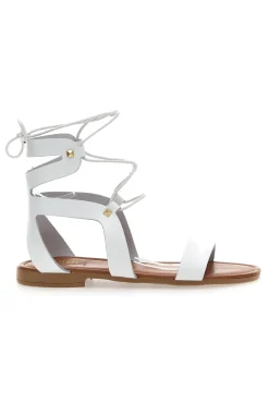 Sandali Lace-Up Prima Riga 402 Bianchi