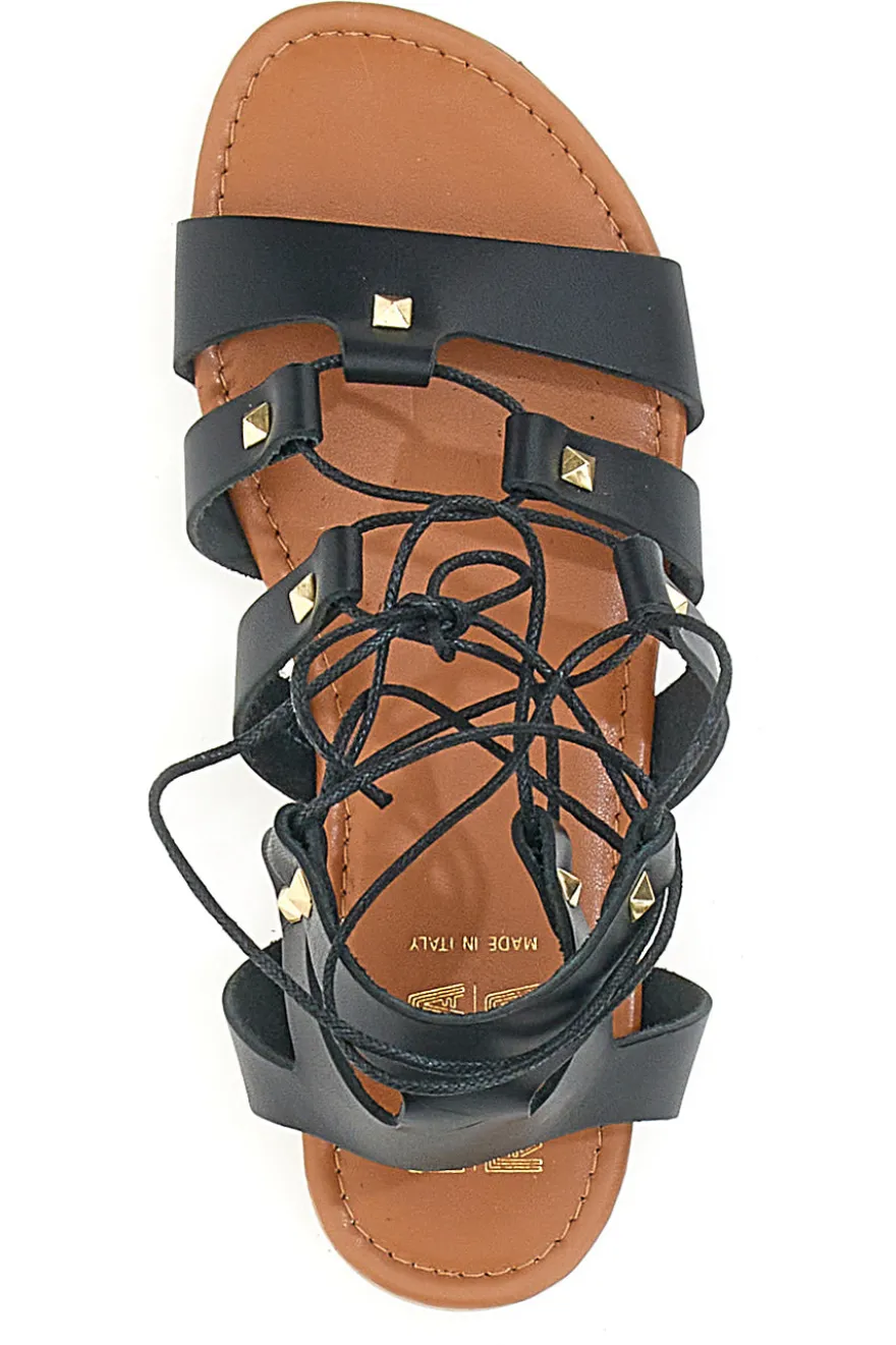 Sandali Lace-Up Prima Riga 405 Neri