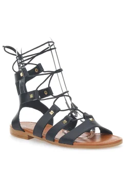 Sandali Lace-Up Prima Riga 405 Neri
