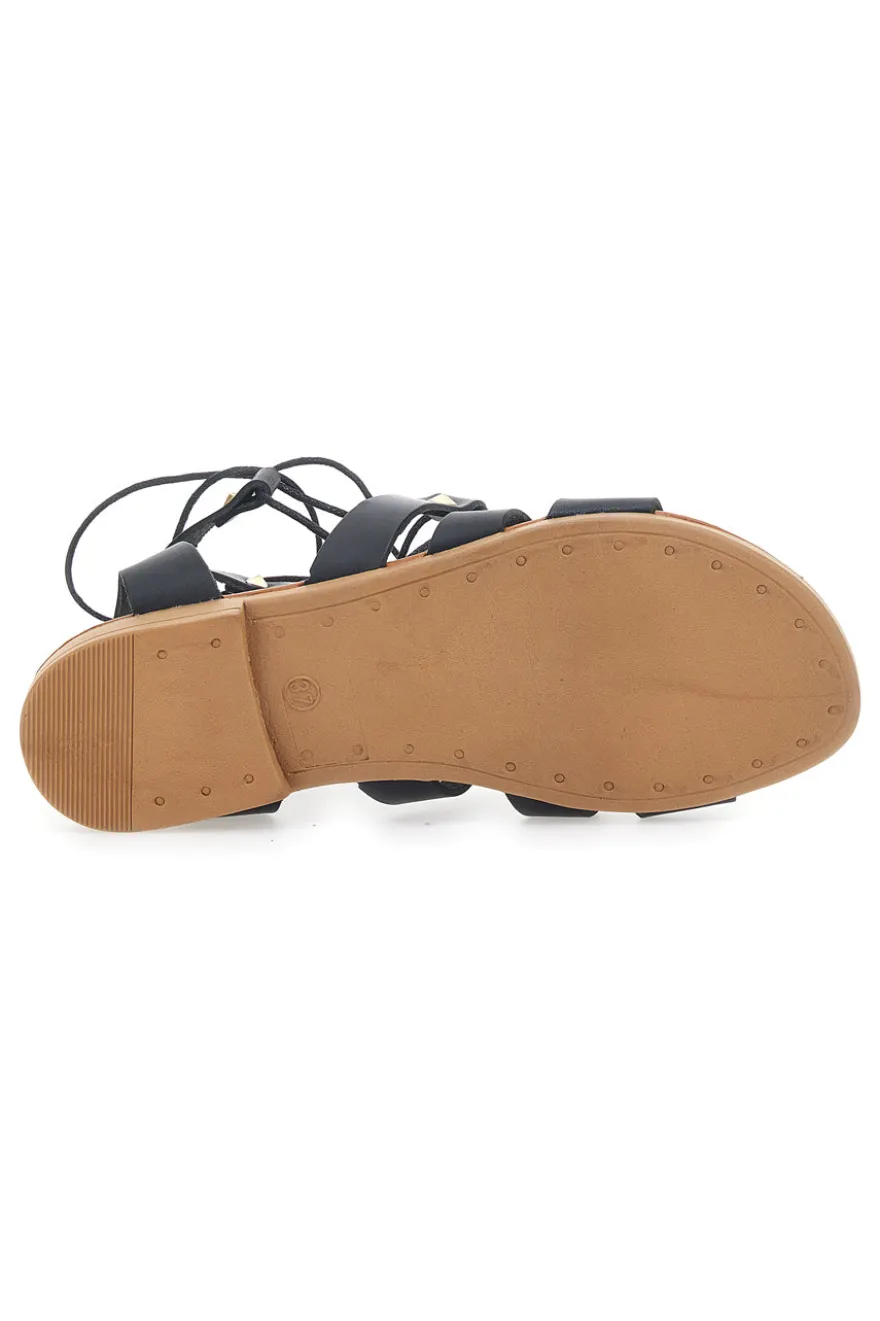 Sandali Lace-Up Prima Riga 405 Neri