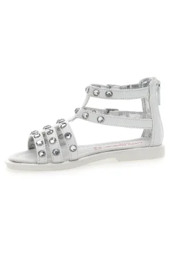 Sandali Laura Biagiotti 14868 Bianche con Strass