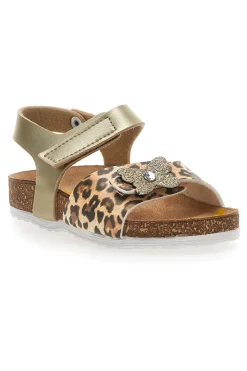 Sandali Leopardati con Velcro Pittarello Bio 257741