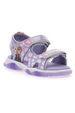 Sandali lilla con luci e stampa Frozen 19FII3G01LA