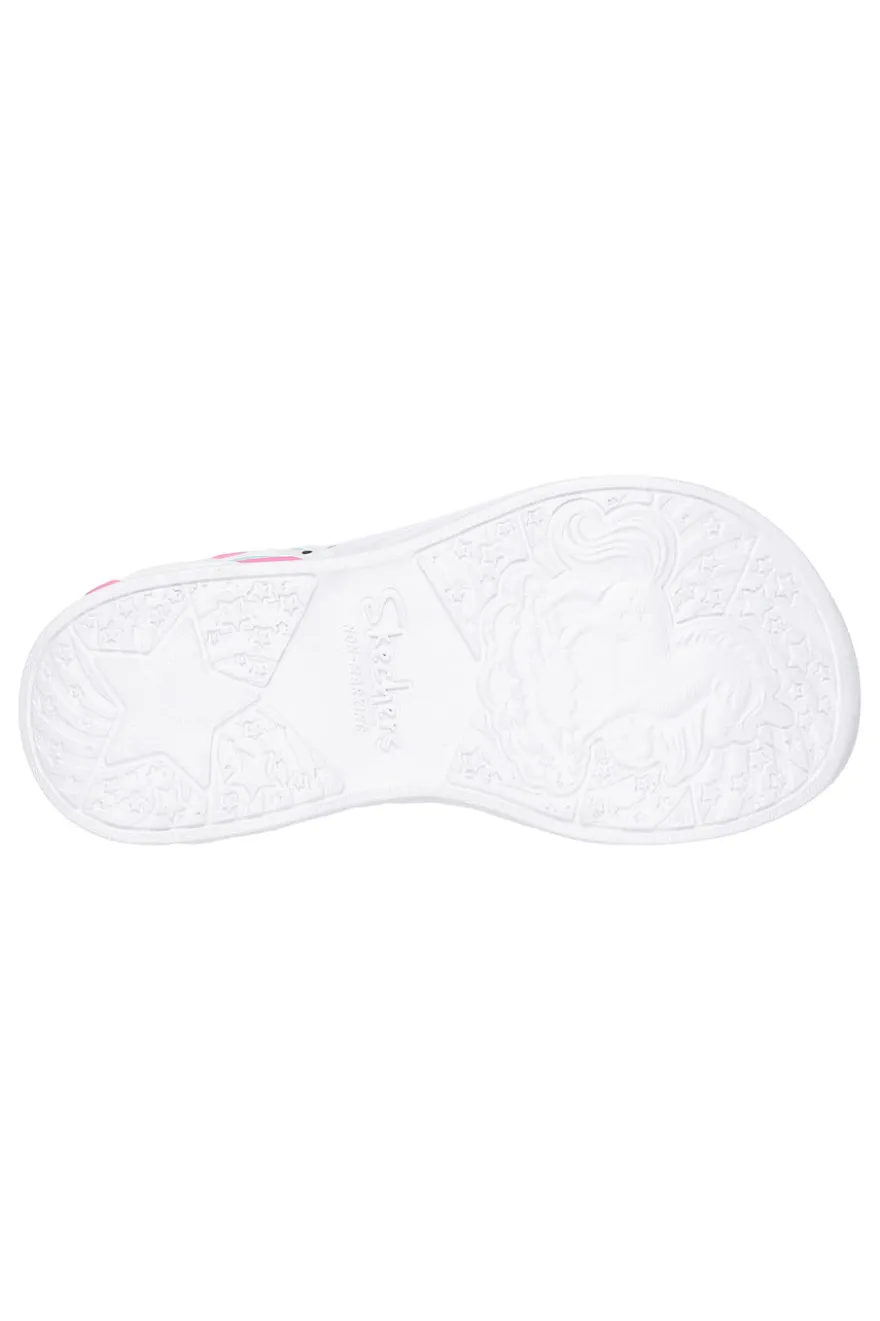 Sandali lilla con luci Skechers Dreamy Unicorns
