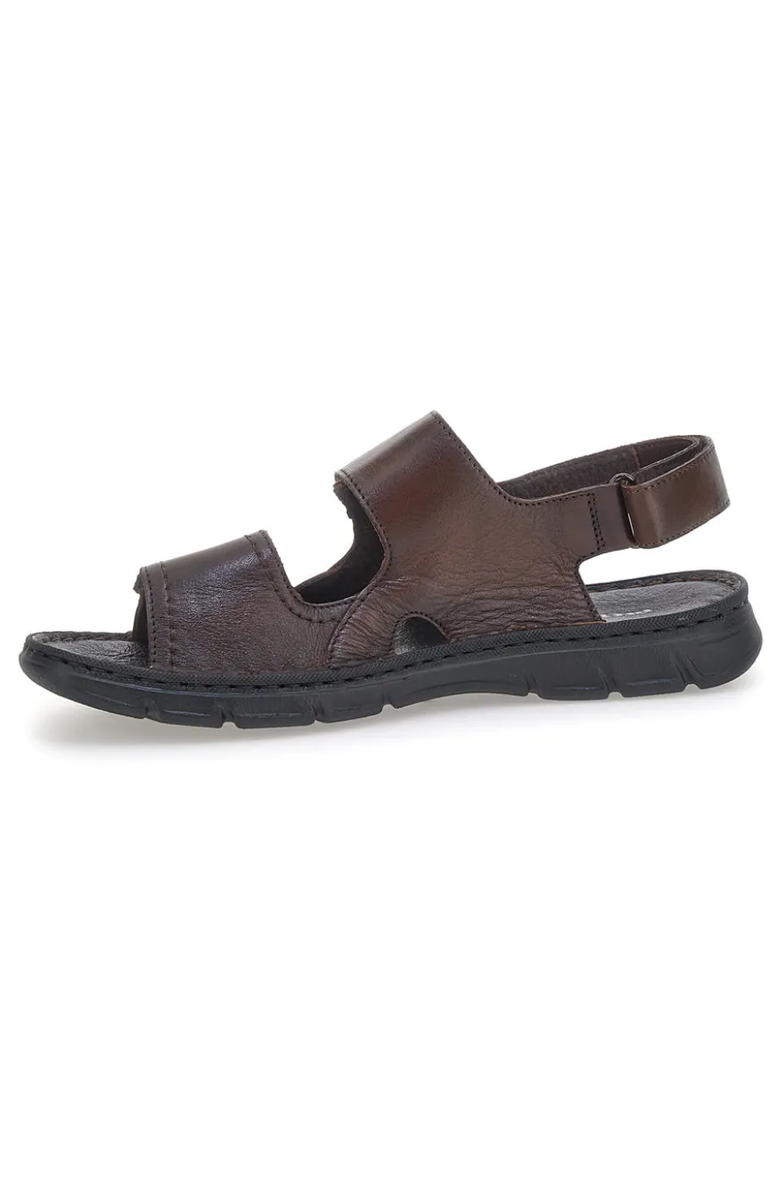 Sandali Marrone Con Chiusura a Strappo Pittarello Eco 7163