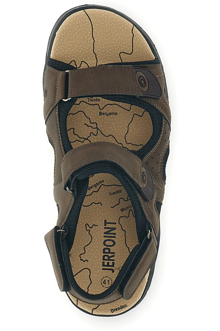 Sandali marrone strappi regolabili Jerpoint MK5103