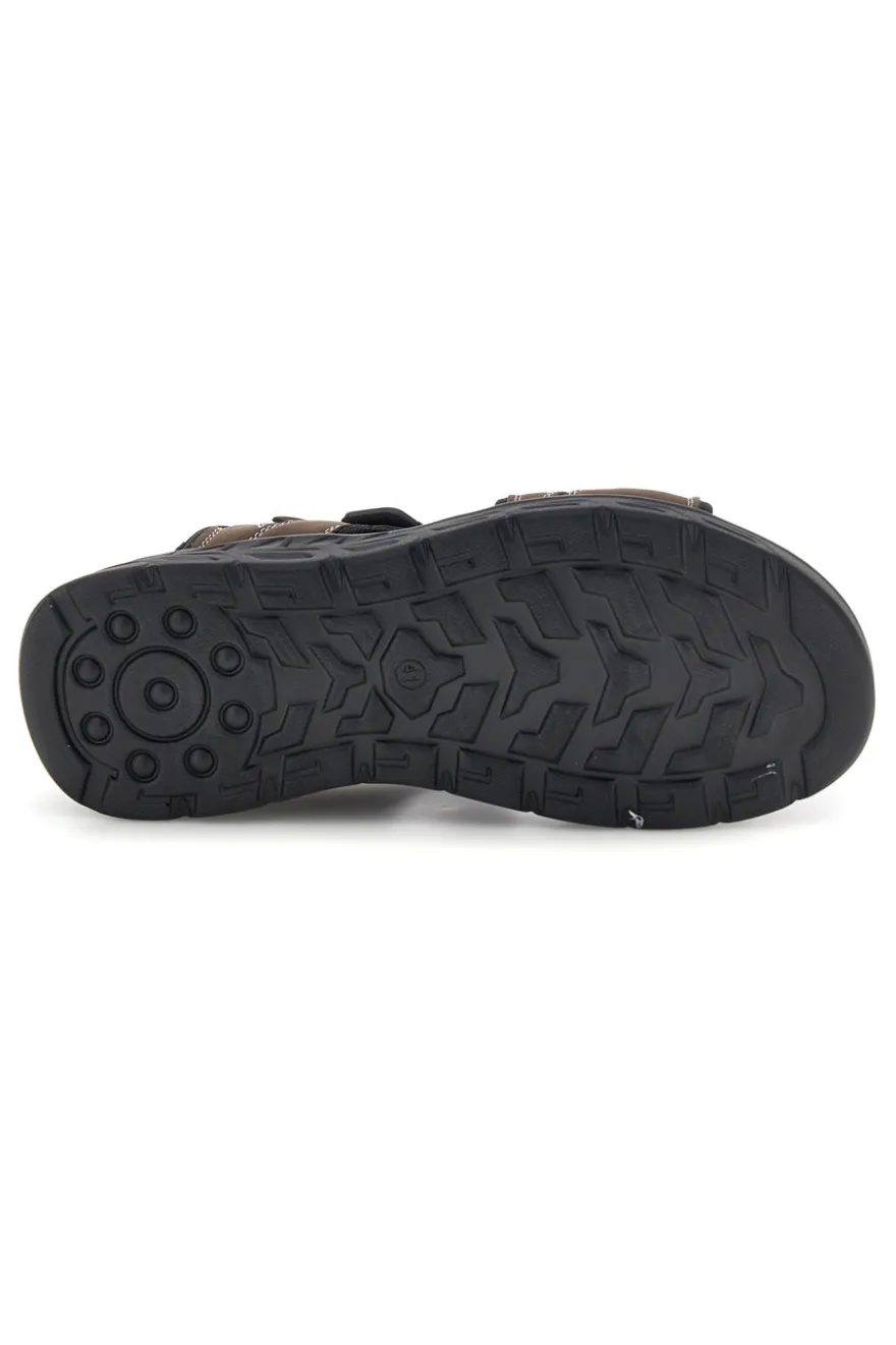 Sandali marrone strappi regolabili Jerpoint M8804