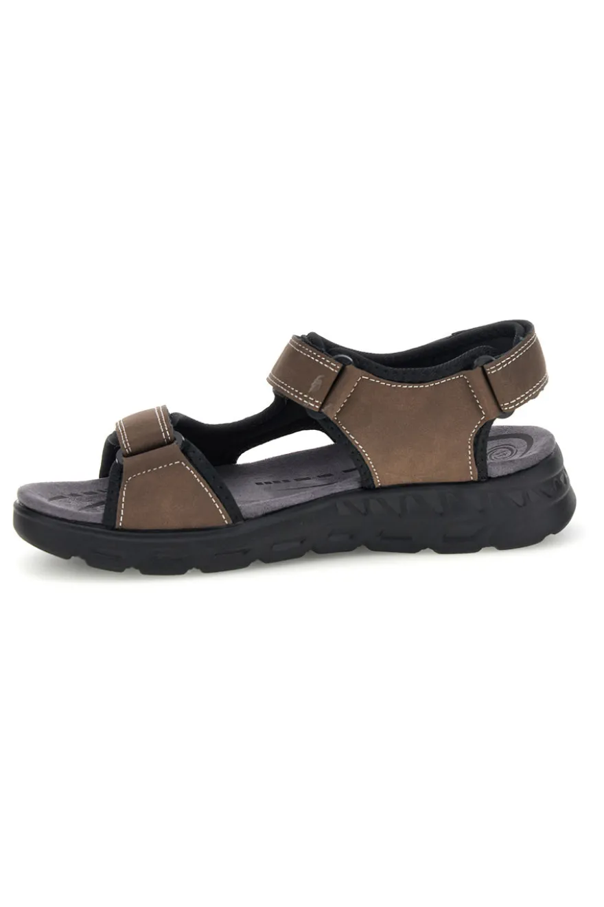 Sandali marrone strappi regolabili Jerpoint M8804