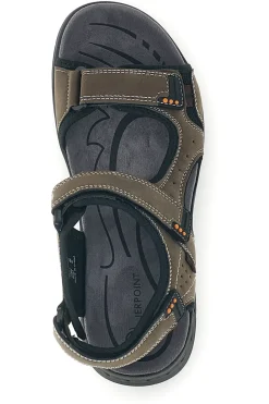 Sandali marrone strappi regolabili Jerpoint M8804