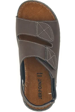 Sandali Marroni Con Chiusura Strappo Jerpoint 647