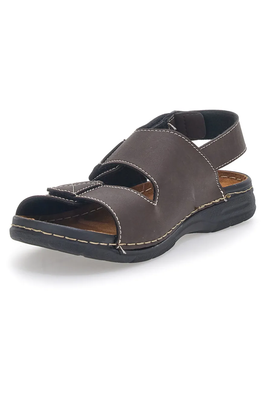 Sandali Marroni Con Chiusura Strappo Jerpoint 647