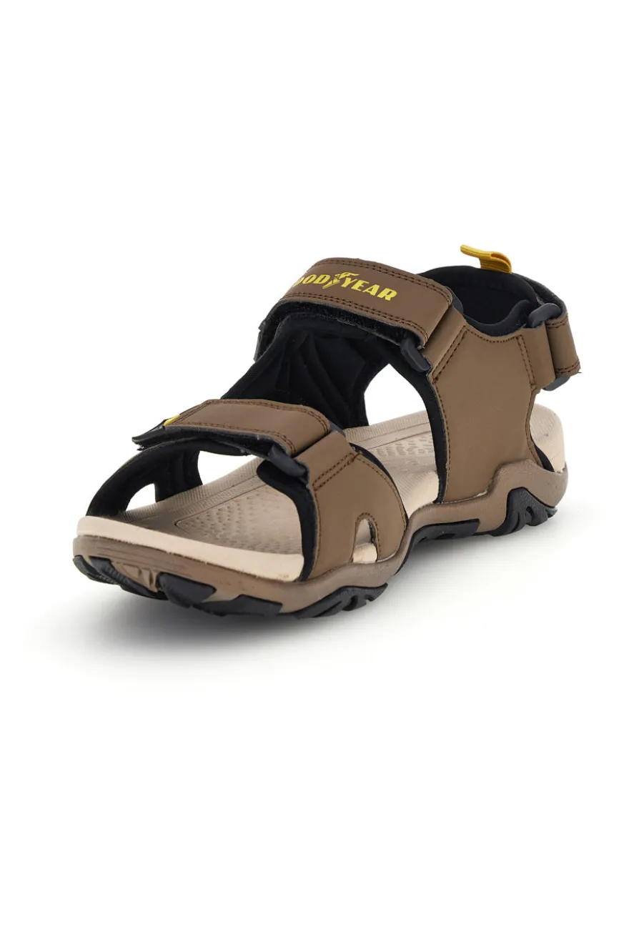 Sandali marroni con chiusure regolabili Goodyear GY31048