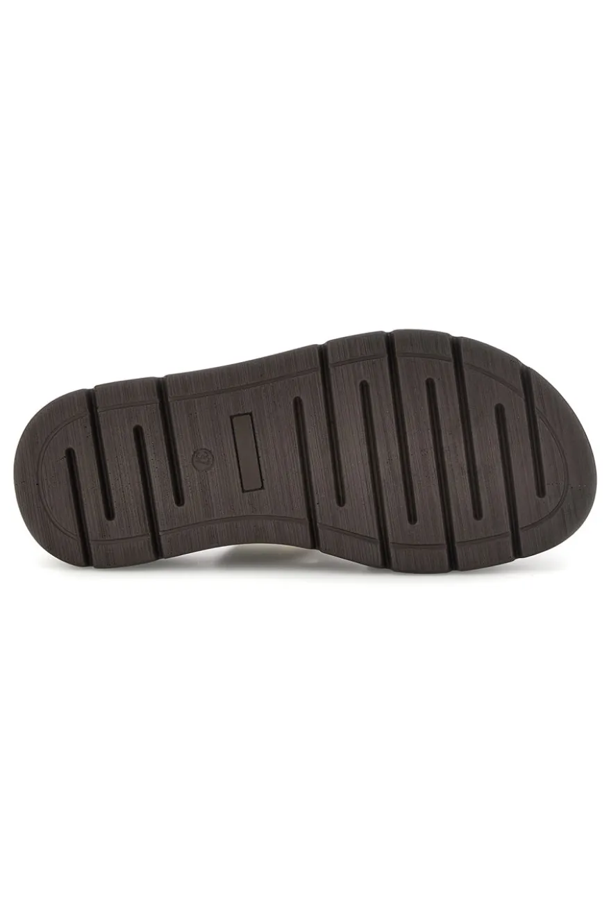 Sandali marroni con dettaglio animalier Pittarello focus MK3853361