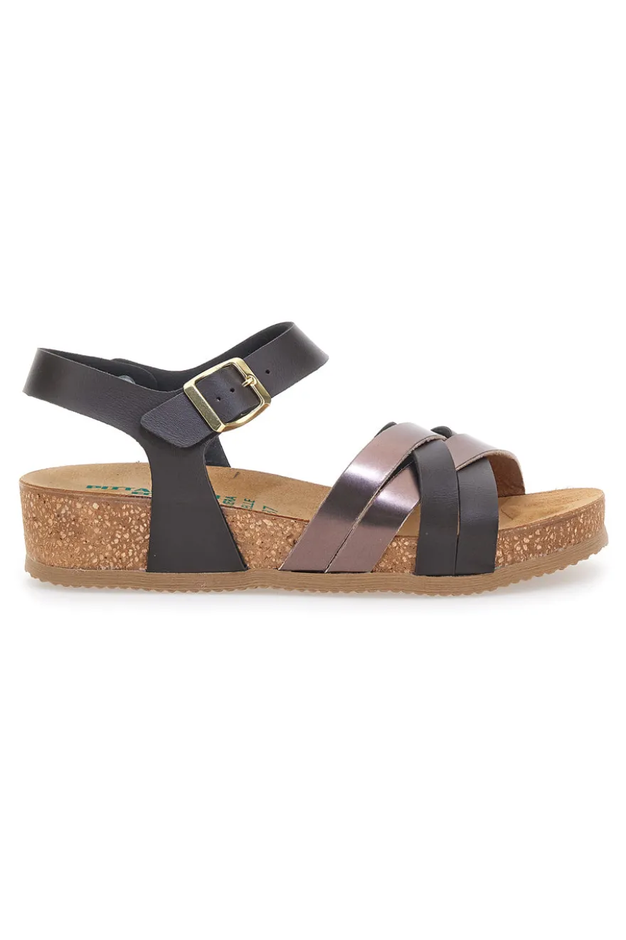 Sandali Marroni con fasce incrociate PITTARELLO ECO 293A850SR
