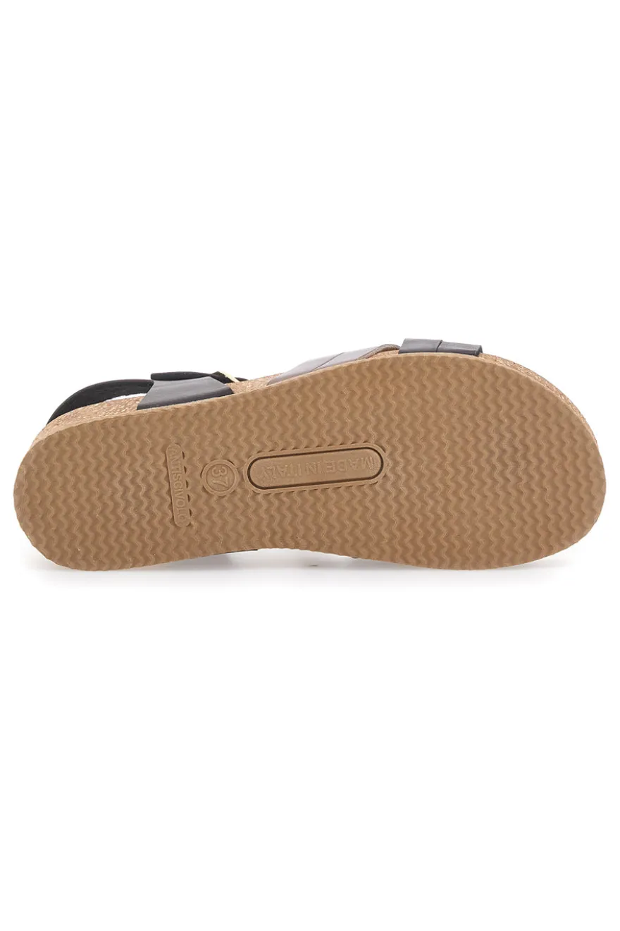 Sandali Marroni con fasce incrociate PITTARELLO ECO 293A850SR