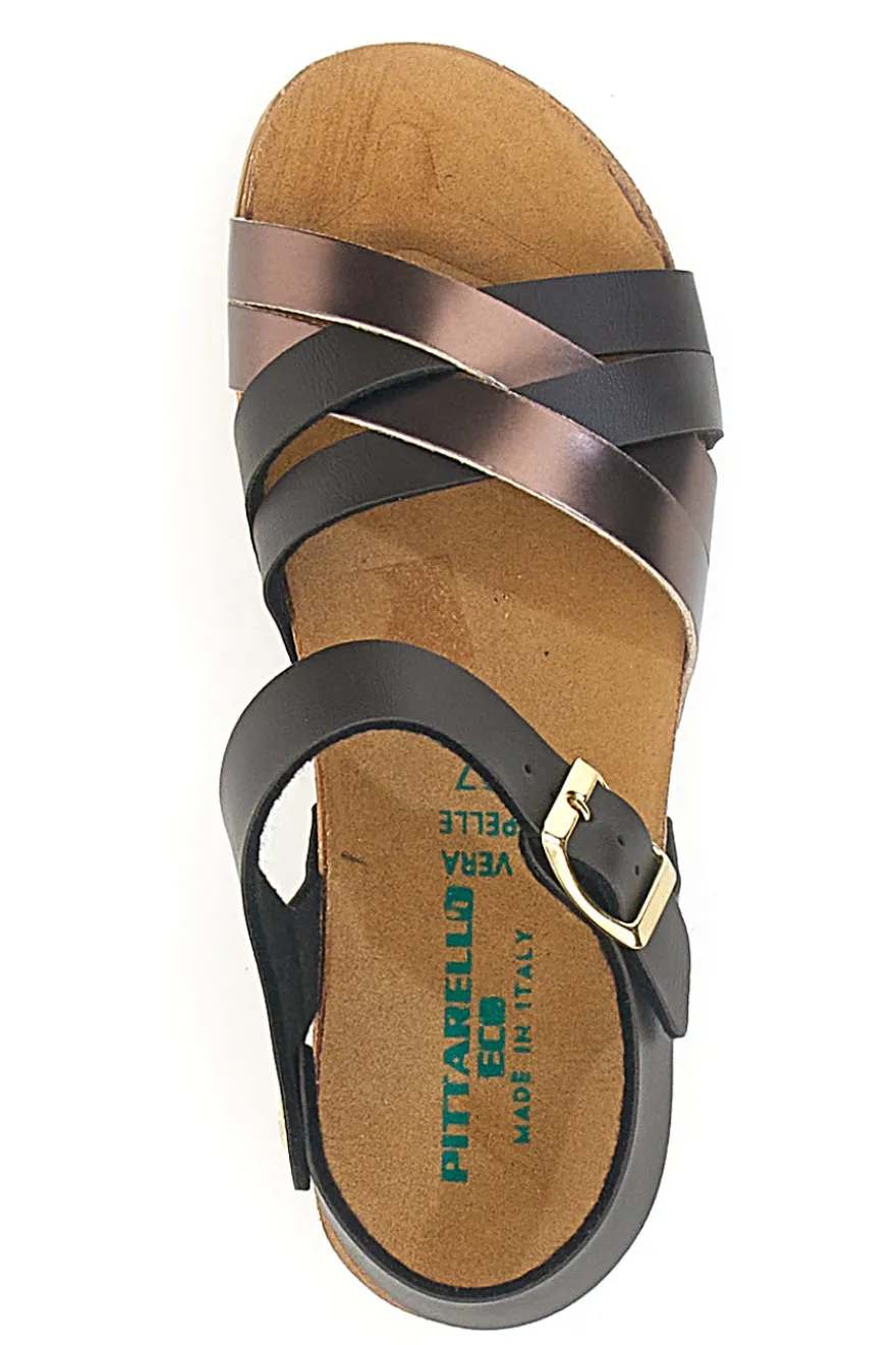 Sandali Marroni con fasce incrociate PITTARELLO ECO 293A850SR