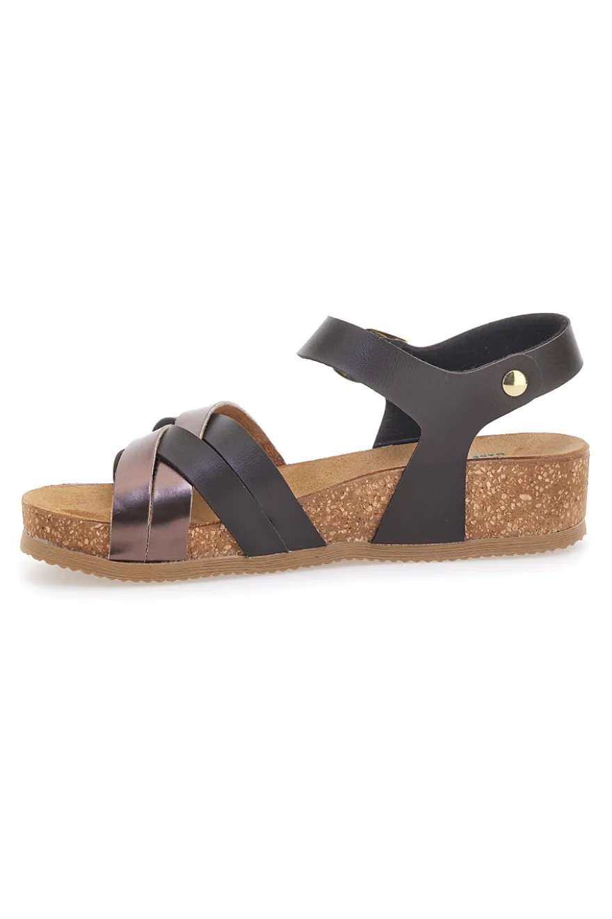 Sandali Marroni con fasce incrociate PITTARELLO ECO 293A850SR
