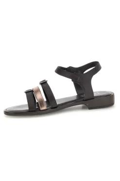 Sandali marroni con fasce e fibbie Pittarello Focus 222225