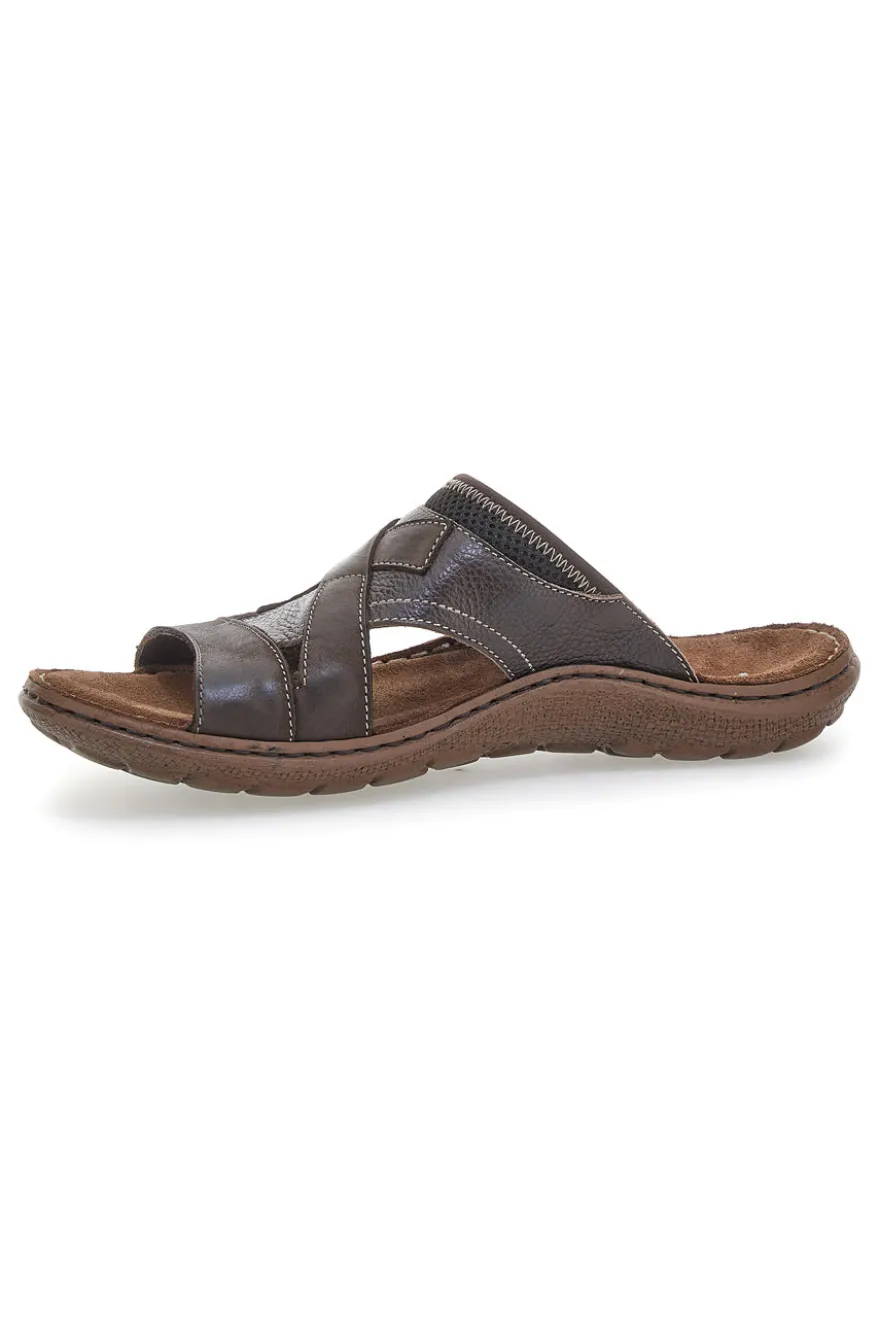 Sandali Marroni Con Fascia Ampia Pittarello Eco 3512
