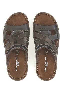 Sandali Marroni Con Fascia Ampia Pittarello Eco 3512