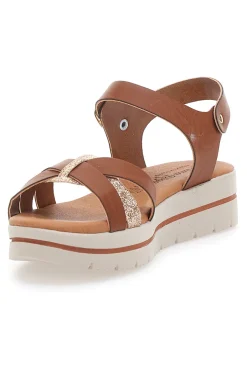 Sandali Marroni Con Platform Made in Italy PRIMA RIGA 1