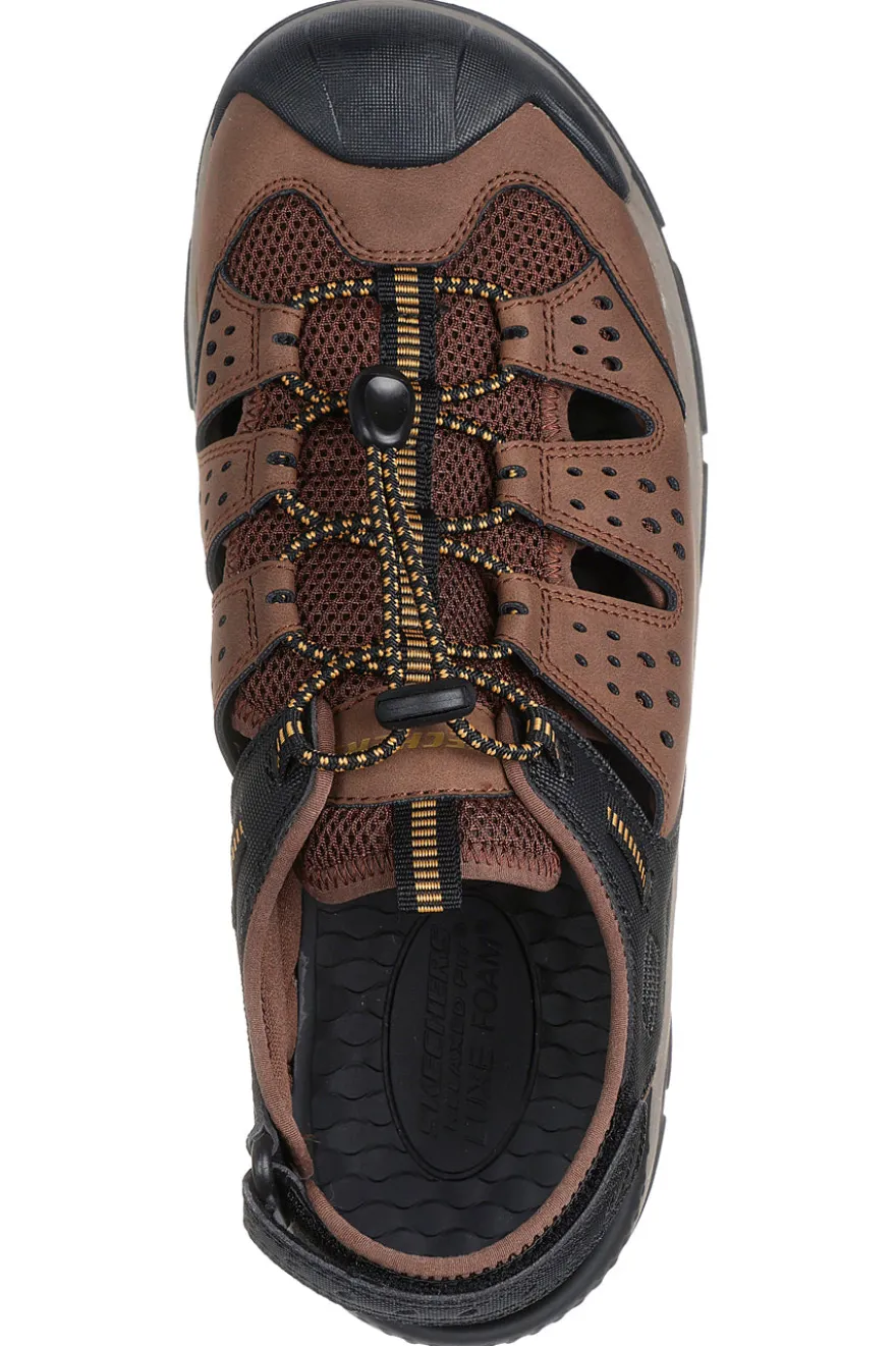 Sandali Marroni Con Punta Chiusa SKECHERS TRESMEN MENARD