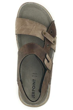 Sandali marroni con sottopiede in pelle Jerpoint 8018580PSSK