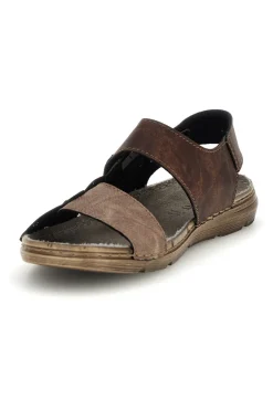 Sandali marroni con sottopiede in pelle Jerpoint 8018580PSSK