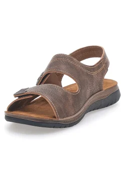 Sandali marroni con strappi regolabili Inblu 21ID