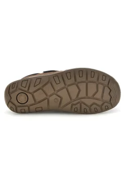 Sandali marroni con strappo in velcro Fly dinamic FD29