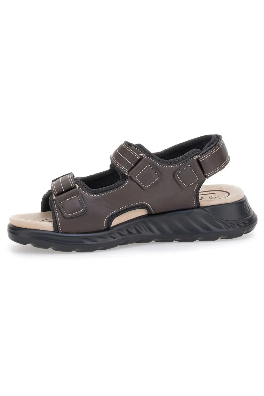 SANDALI MARRONI CON STRAPPO JOHES LAND 1306