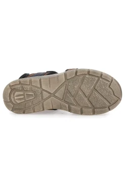 Sandali Marroni Con Strappi in Velcro Canguro 1015