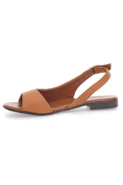 Sandali Marroni con Tomaia in Pelle e Tacco Basso PITTARELLO LOOK 225110