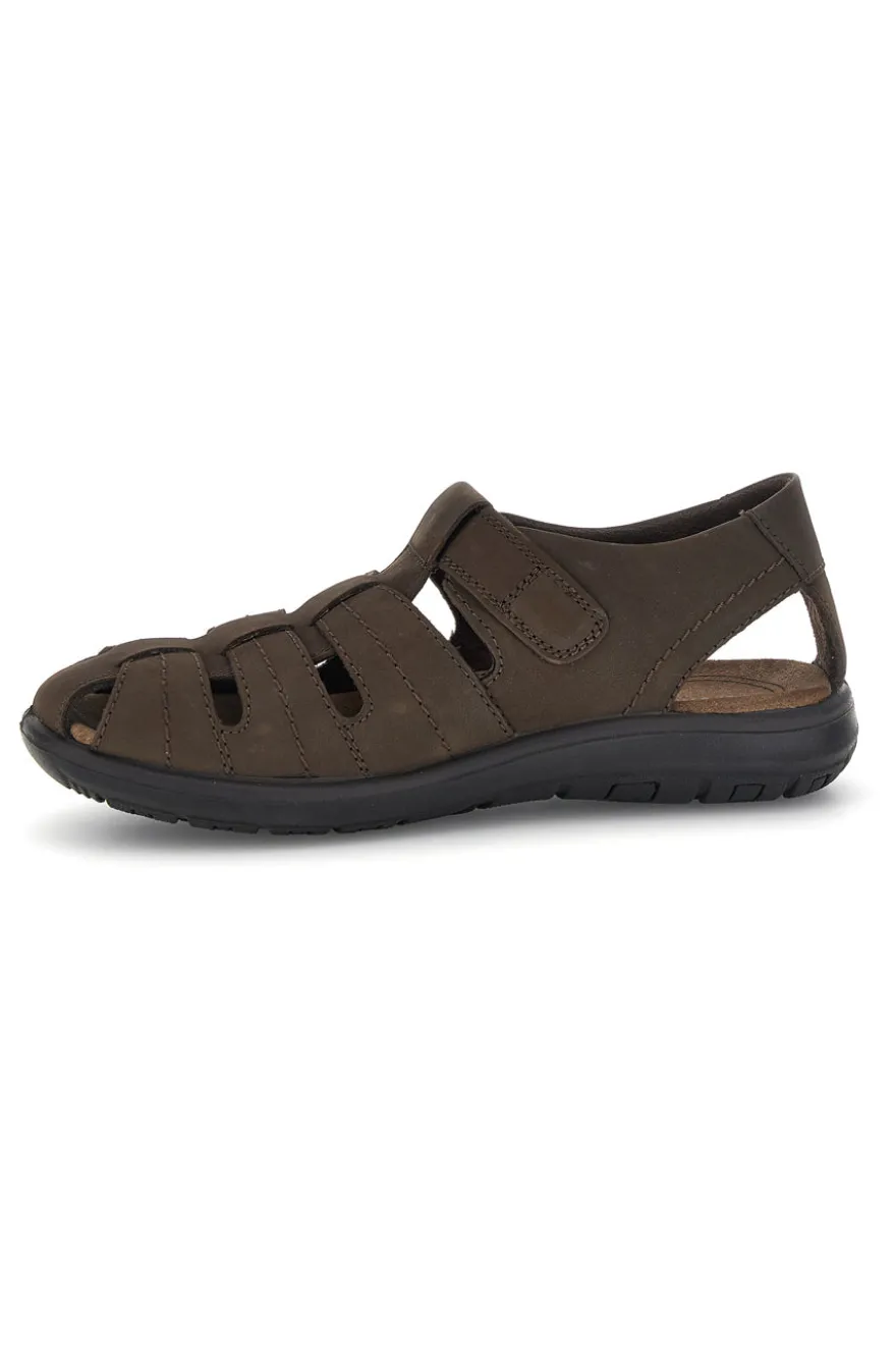 Sandali marroni in vera pelle Fly Dinamic FD100