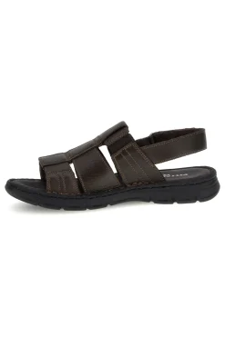 Sandali marroni in vera pelle Pittarello eco 2617985