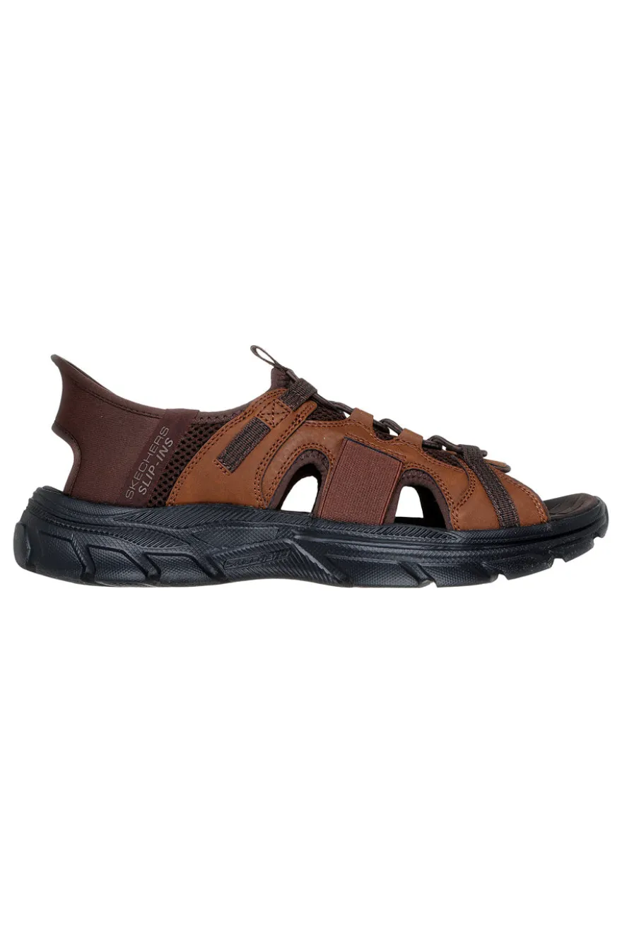 Sandali Marroni Skechers Hands Free Slip-ins Relaxed Fit: Revolted - Merrick