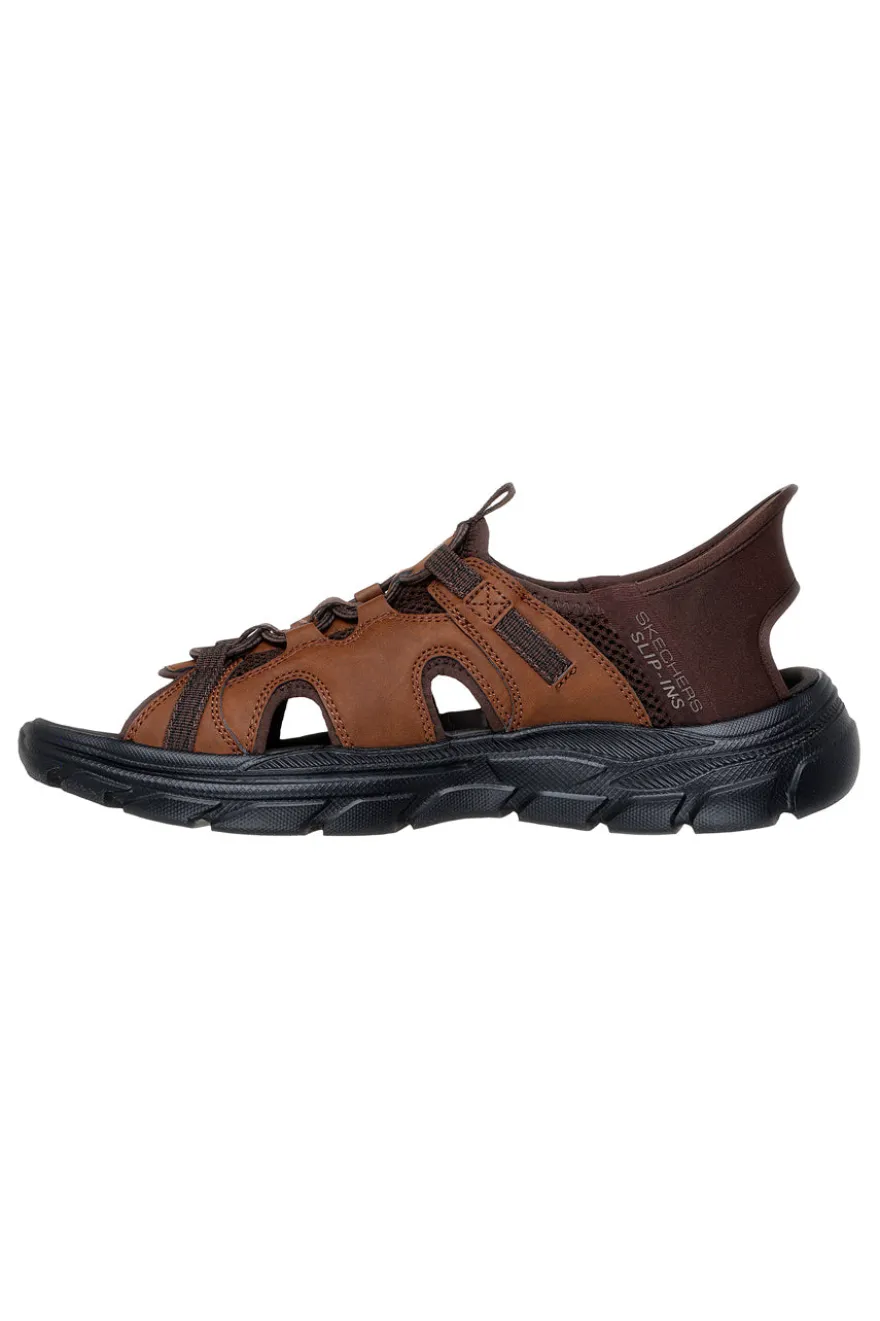 Sandali Marroni Skechers Hands Free Slip-ins Relaxed Fit: Revolted - Merrick