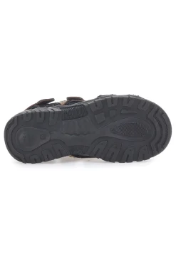Sandali marroni sportivi con strappi Superga S86U545