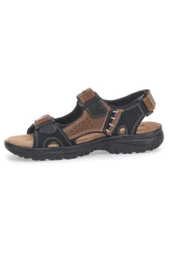 Sandali marroni sportivi con strappi Superga S86U545