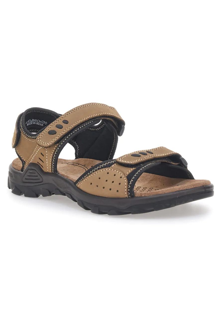Sandali marroni sportivi con strappi Fly Dynamic FD10