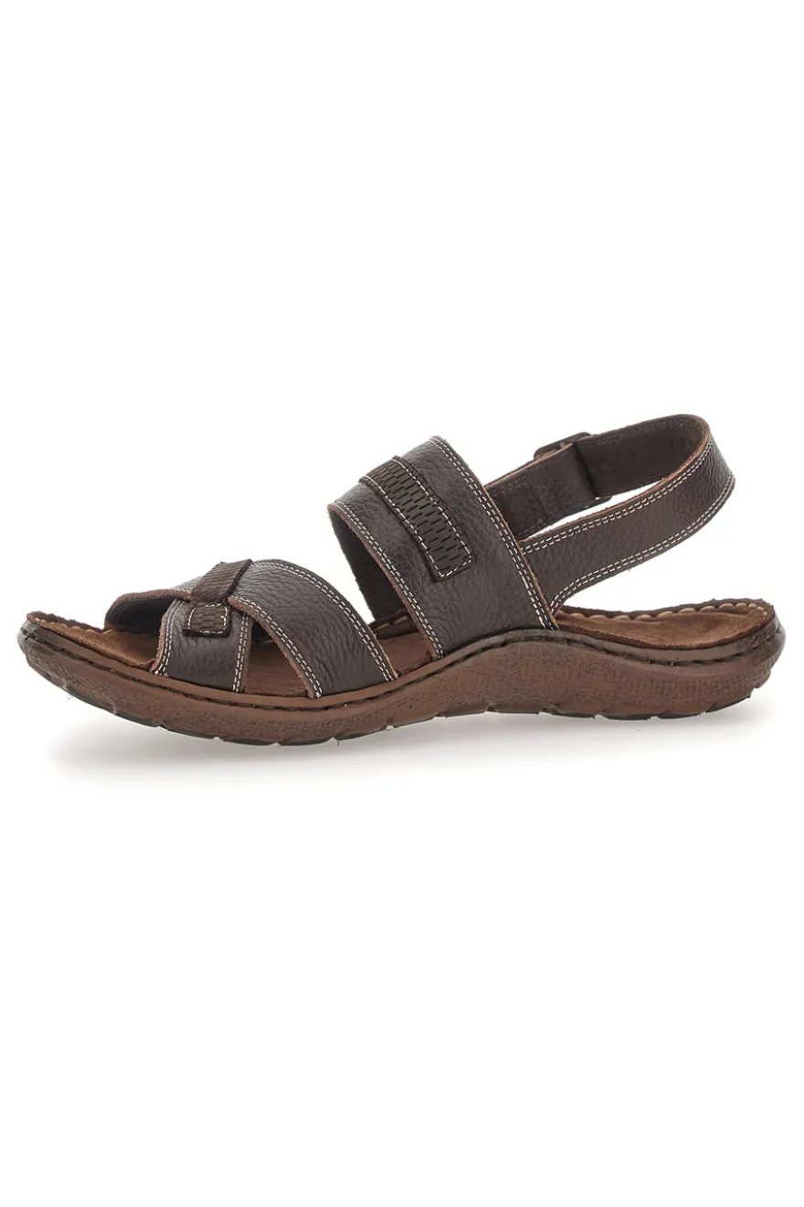 Sandali Marroni Vera Pelle Pittarello Eco 2419028